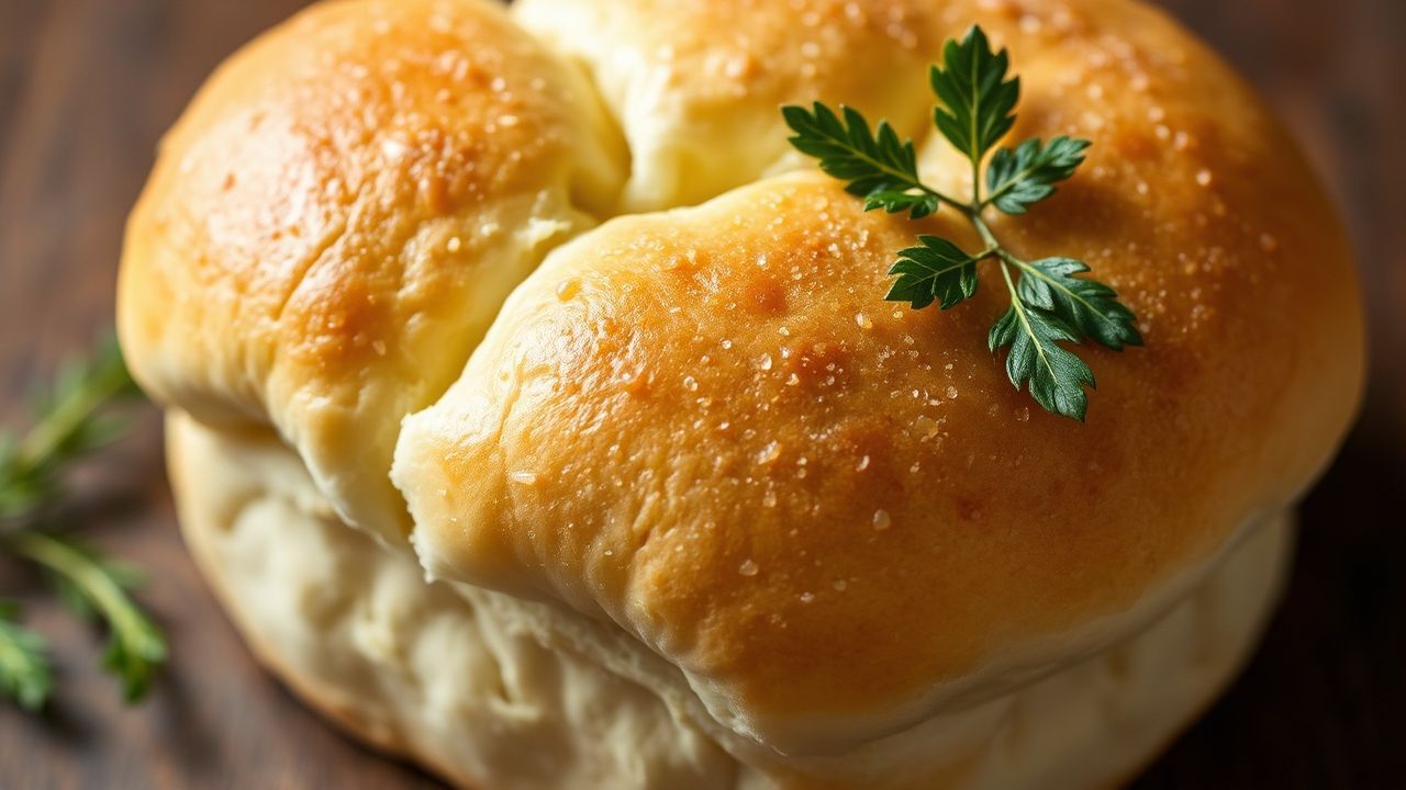 رولز باركر هاوس منزلي ناعم وهش، على طبق مع زبدة