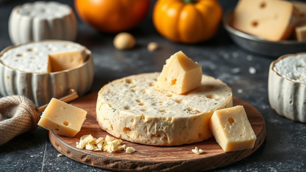 جبن منزلي بلا طعم على لوح، يرمز للصبر والدقة والشغف