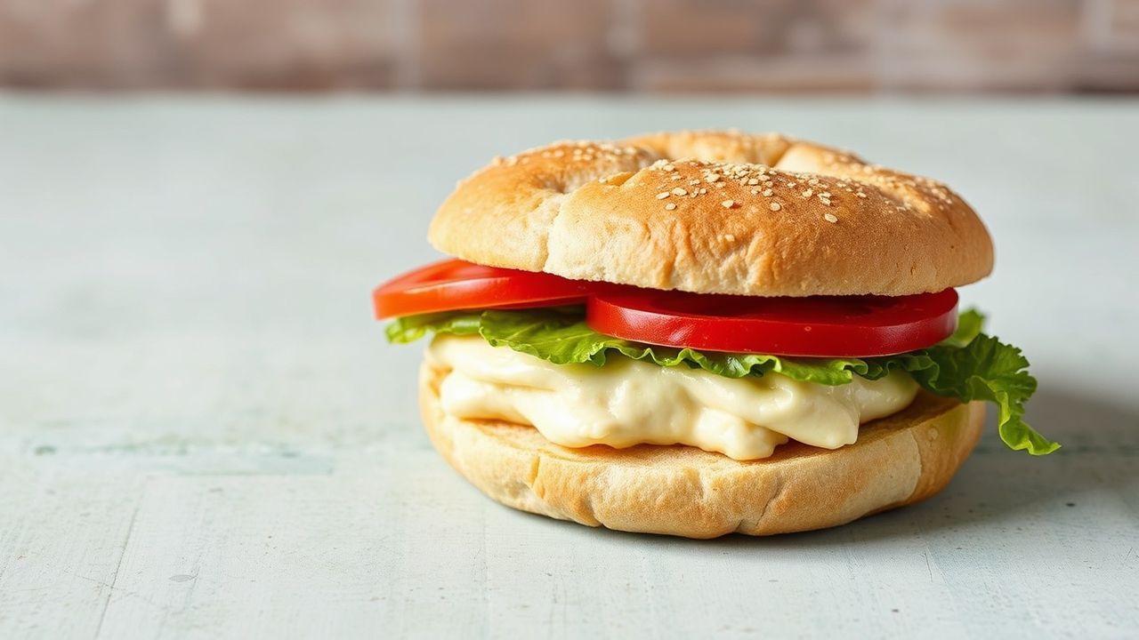 خبز ساندويتش هش وطري، شرائح متراصة على لوح تقطيع خشبي