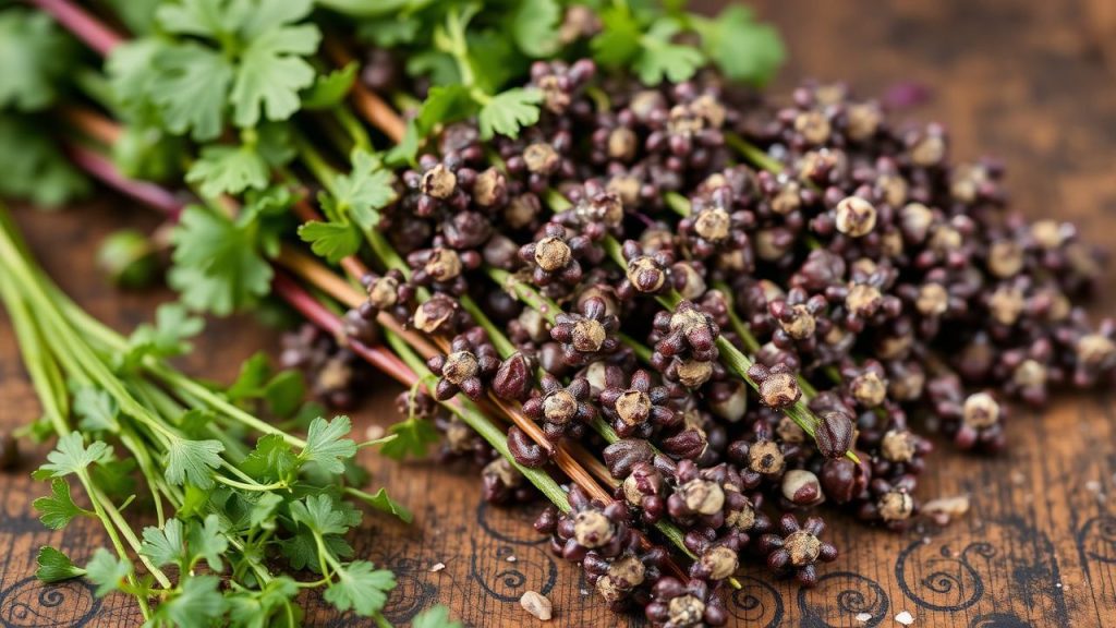 Cooked Lamb's Quarters served in a colorful traditional plate