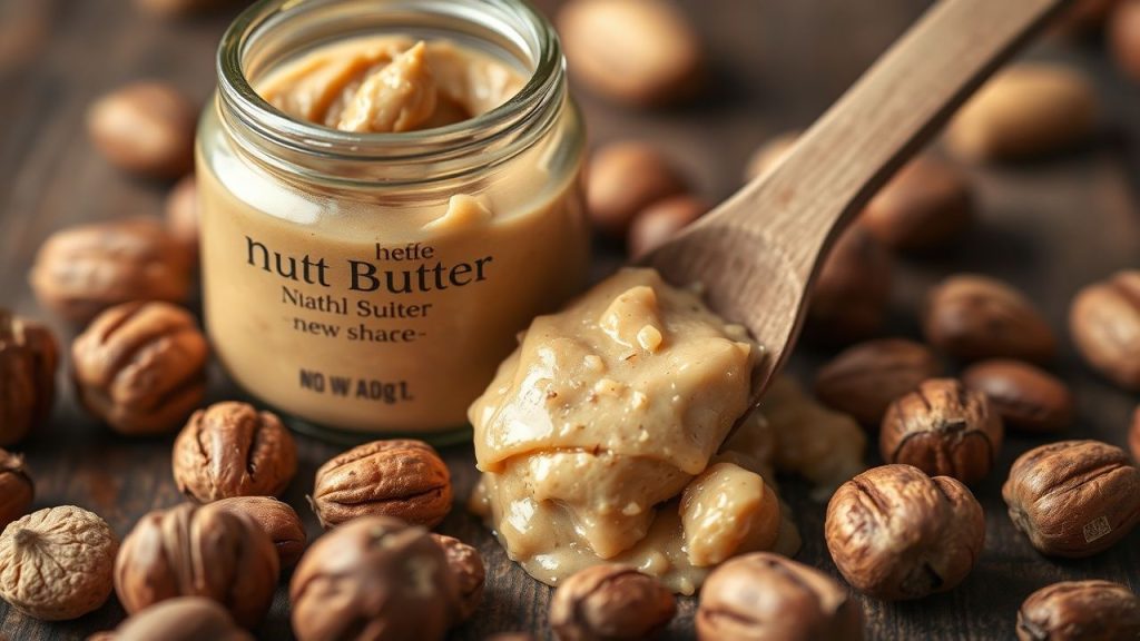 Creamy natural nut butter with roasted almonds