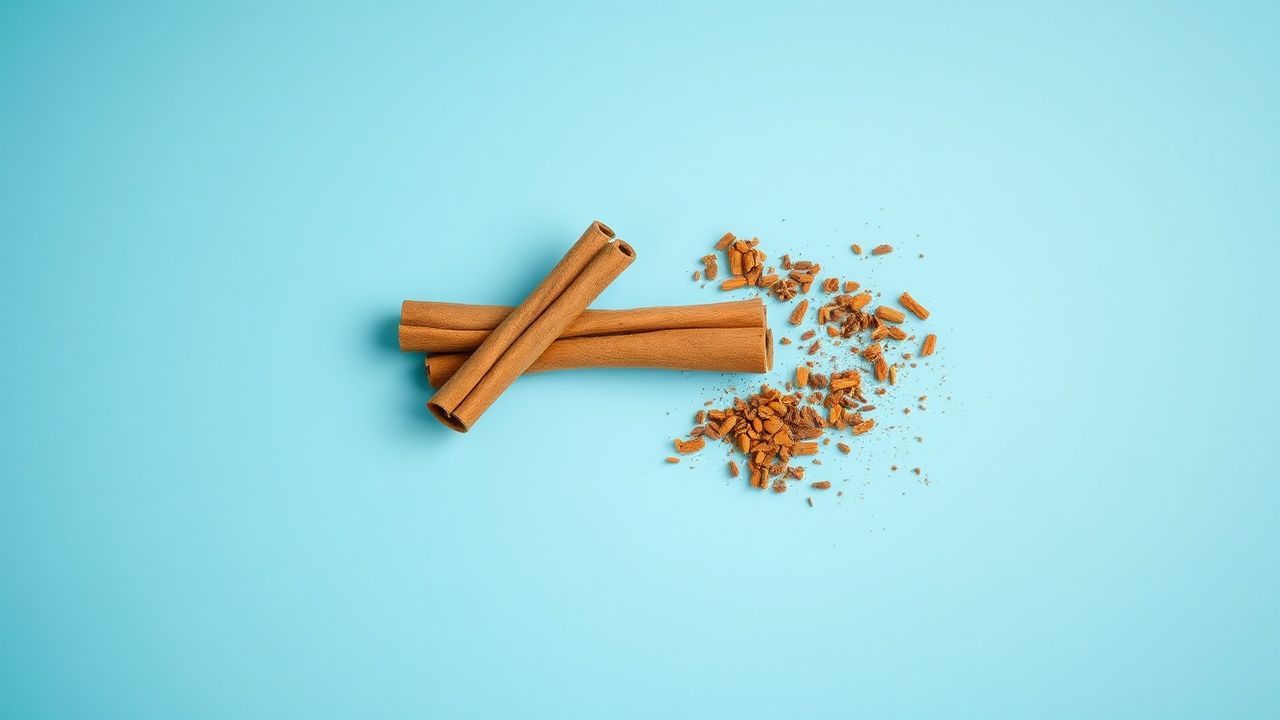 أعواد قرفة وطاحونة ومبشرة توضح تقنيات طحن القرفة لإبراز النكهة