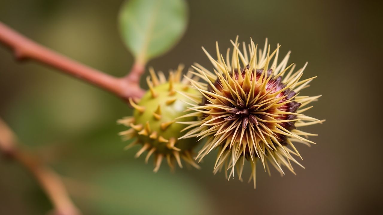 تمييز بين جوز باك آيز السام وكستناء صالحة للأكل بصورة توضيحية