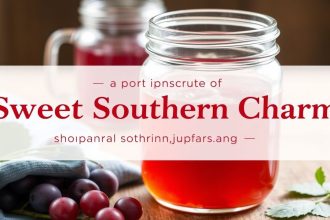 مربى سكوبرنونغ المنزلي اللامع في أوعية زجاجية مع ثمر عنب ذهبي