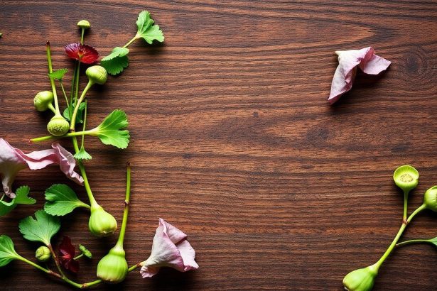 خضروات برية ملونة على لوح خشبي تدل على فوائدها الغذائية