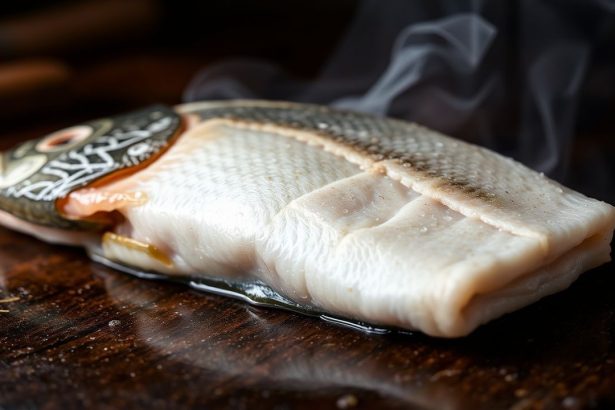 سمك مدخن مع غشاء البليكِل لنتيجة نكهة مدخنة مثالية