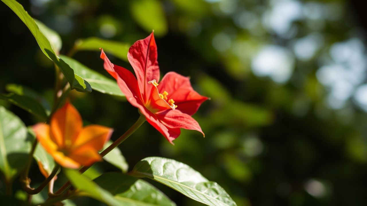 شخص يبتعد عن نبات سام ويقرأ خطوات السلامة السريعة