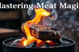 Smoking meat on a charcoal grill, a magical guide.