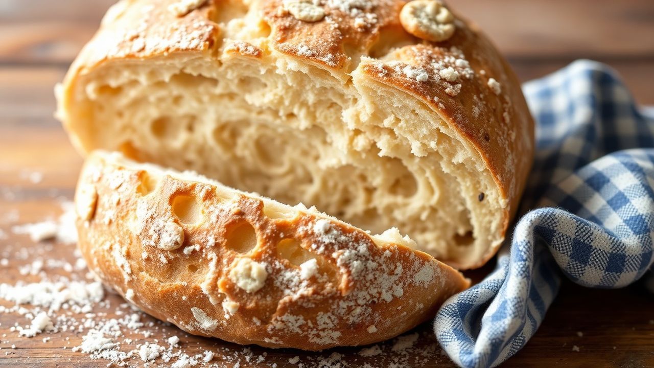 محتوى الصورة: دليل شامل لصنع عجينة العجين المخمر السحرية، مع التركيز على إتقان صنع عجينة العجين المخمر.