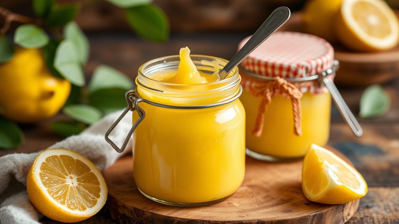 زبادي الليمون المنعش مصنوع يدويًا من الصفر.