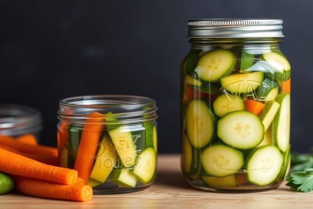 مخللات سريعة في الثلاجة: سحر التخليل المنزلي السهل.
