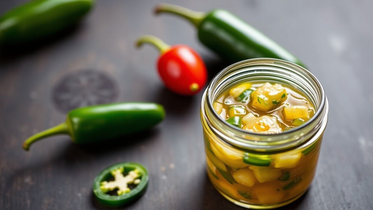 طريقة سهلة لصنع مخلل الهالابينو المنزلي.
