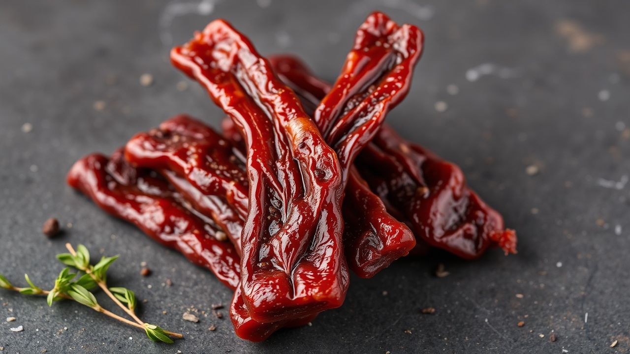 لحم بقري عالي الجودة لصنع اللحم المقدد اللذيذ.