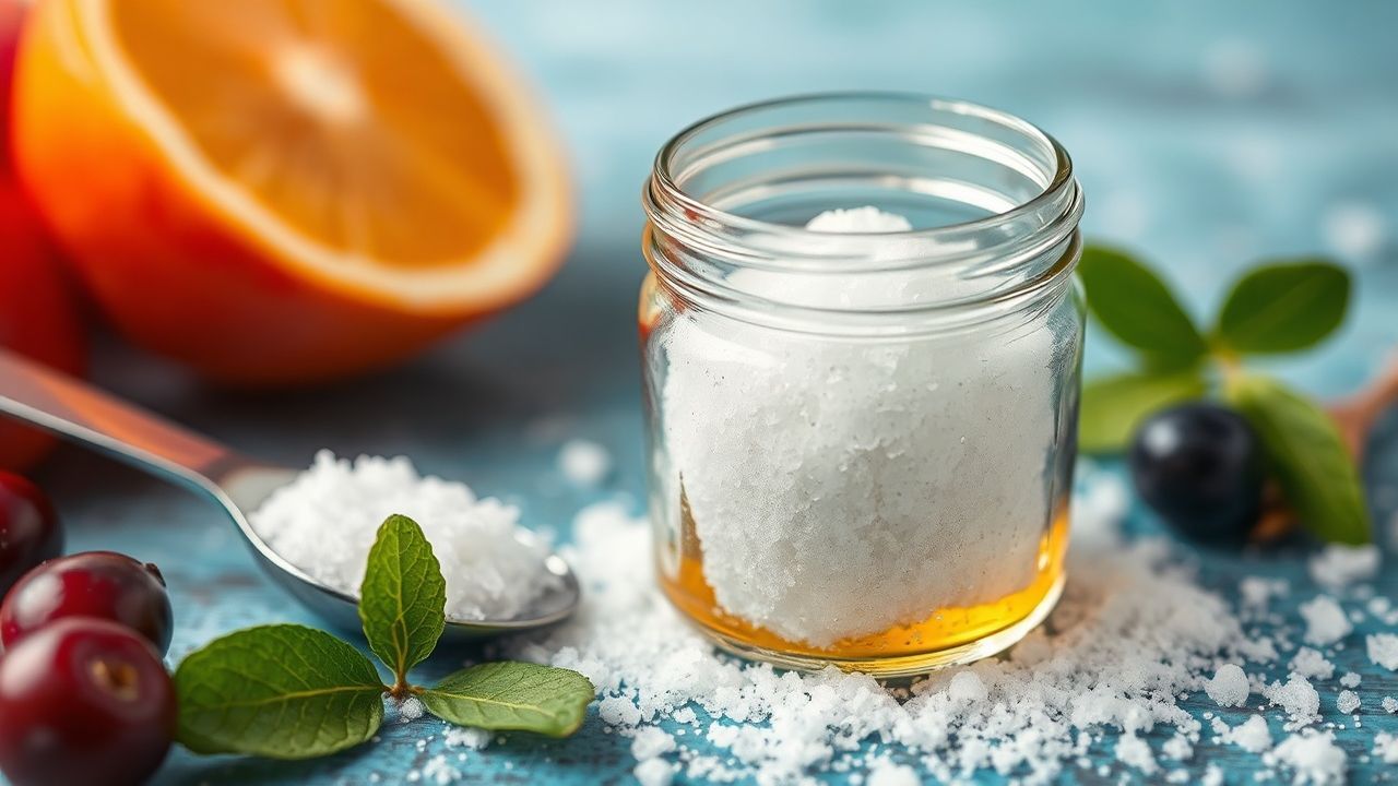 أوعية سكر متنوعة بجانب مرجل مربى يغلي