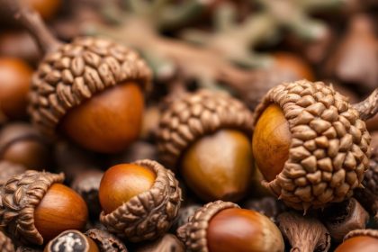 فنجان مشروب داكن من بلوط محمص كبديل جريء للقهوة