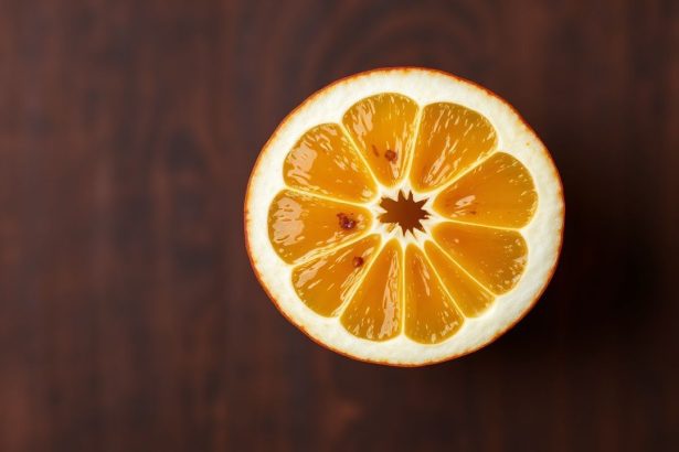 شرائح جلد فاكهة ناعمة وحريرية على ورق الخبز