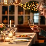 طاولة عشاء مُعدة مسبقًا لأمسية احتفالية خالية من التوتر