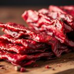 لحم بقري مفروم مجفف ومتبّل، نكهة غنية، لا حاجة لسلاح