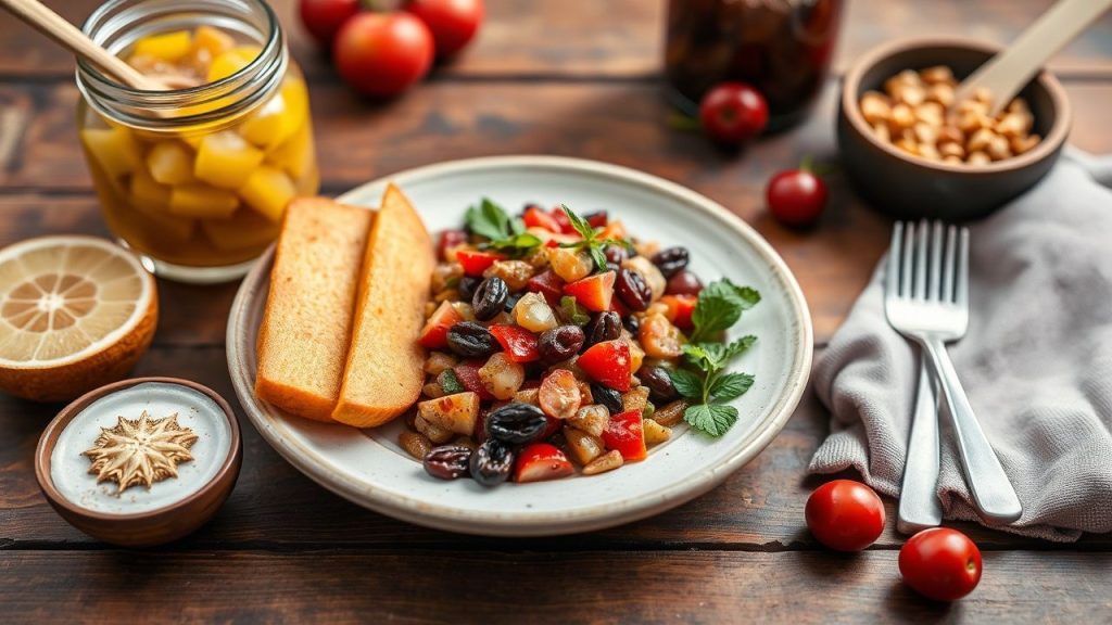 أطباق تمزج النكهات الطازجة والمحفوظة في تناغمٍ لذيذ