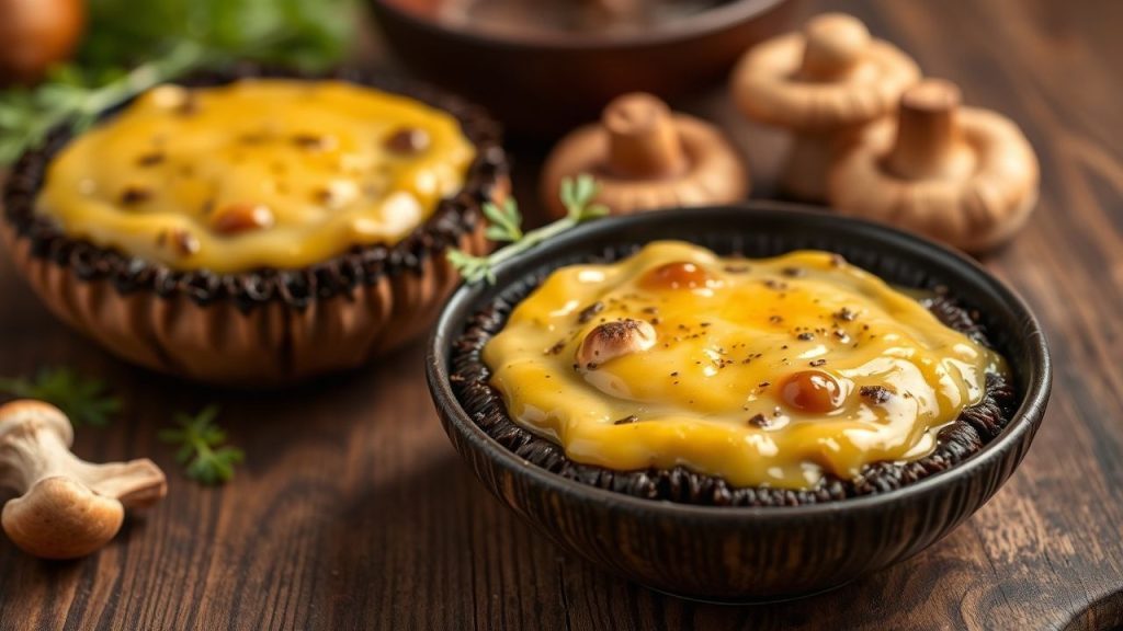 دوكسيل الفطر: مزيج فطر مفروم محمر مع أعشاب وزبدة