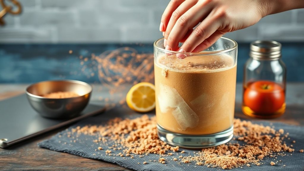 شاكر كوكتيل ومجموعة كتب وصفات للمزيجات الحرفية على طاولة خشبية