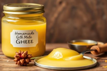 زبدة سمن منزلية محفوظة توضح مدة بقاءها طازجة