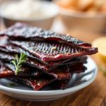 شرائح جيركي منزلية متبلة بتتبيلات مميزة