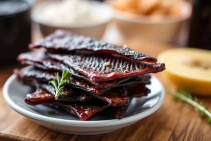 شرائح جيركي منزلية متبلة بتتبيلات مميزة