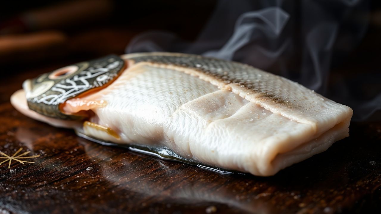 سمك مدخن مع غشاء البليكِل لنتيجة نكهة مدخنة مثالية
