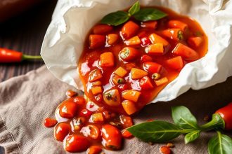 ريليش الفلفل الحار محضّر خطوة بخطوة، ألوان نارية وقطع فلفل طازجة