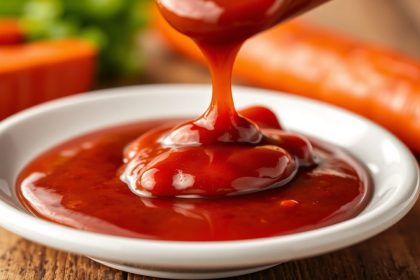 وعاء صلصة باربكيو منزلية سميكة ذات نكهة جريئة ومكونات طازجة