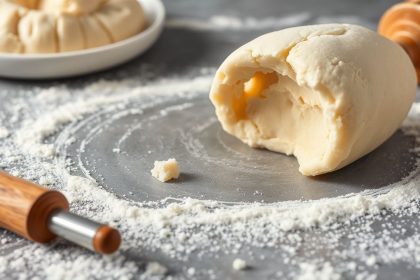 وعاء بعجينة لزجة وملعقة ونصائح سريعة لإنقاذ الوصفة