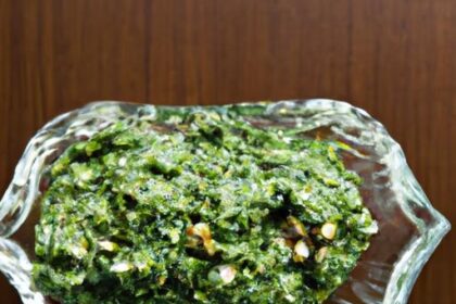 Foraged Flavor: Crafting Wild Green Pesto with Nuts