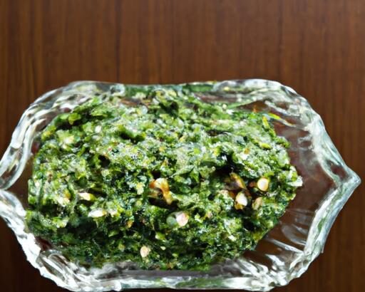 Foraged Flavor: Crafting Wild Green Pesto with Nuts