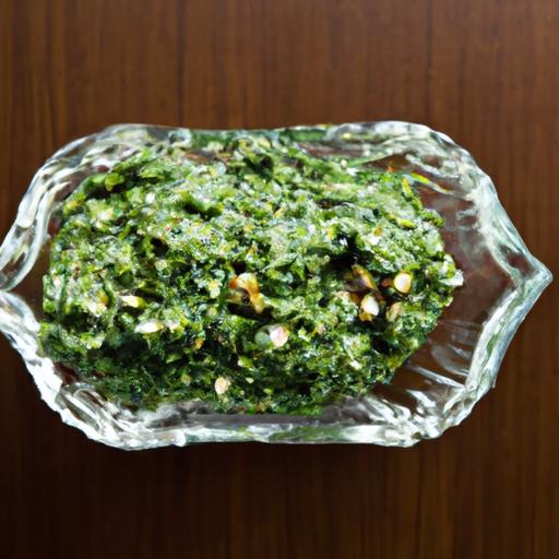 Foraged Flavor: Crafting Wild Green Pesto with Nuts