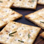 Crunchy Delights: Crafting Rosemary & Sea Salt Crackers