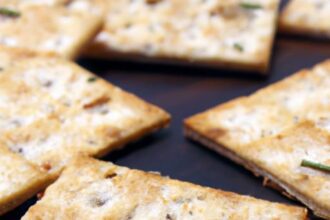 Crunchy Delights: Crafting Rosemary & Sea Salt Crackers