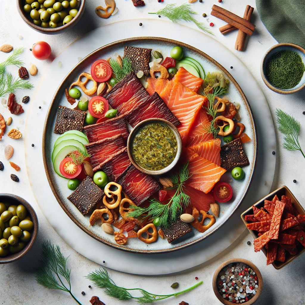 Savory Homemade Salmon Jerky with Fresh Dill Delight