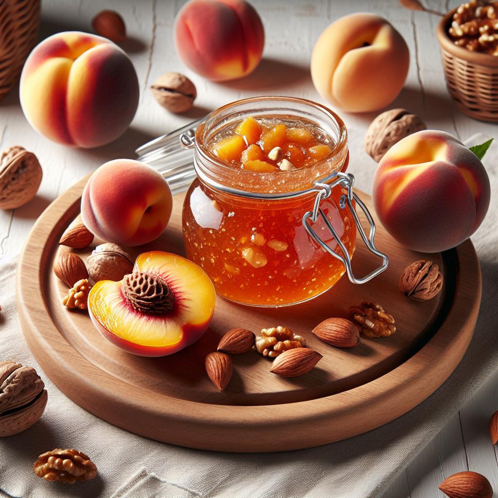 Sweet & Nutty Delight: Homemade Peach Amaretto Jam Recipe
