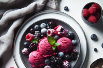 Berry Bliss: Crafting Refreshing Wild Berry Sorbet at Home