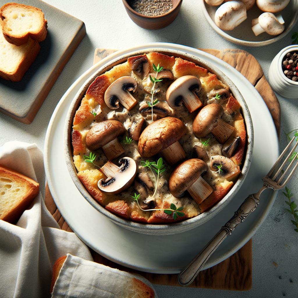 Savor Every Bite: Crafting the Ultimate Mushroom Bread Pudding