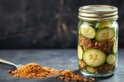 مزيج توابل تخليل منزلي لعمل مخلل خيار مثالي ومقرمش