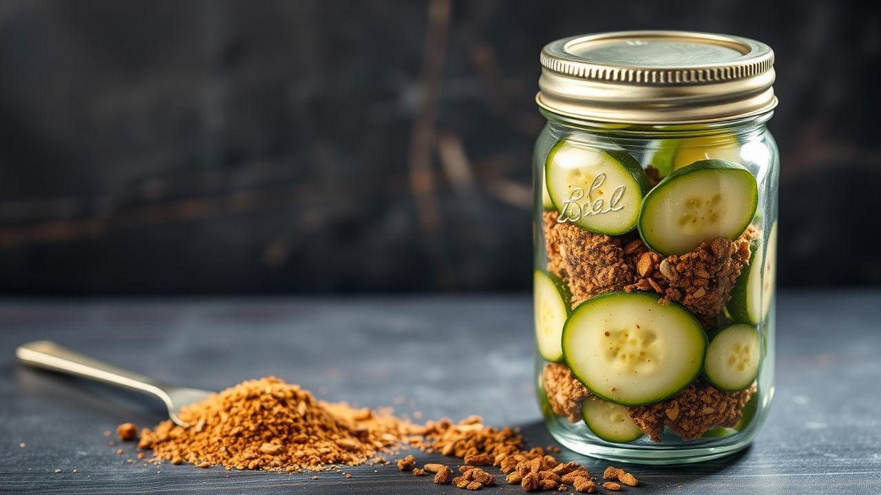 مزيج توابل تخليل منزلي لعمل مخلل خيار مثالي ومقرمش