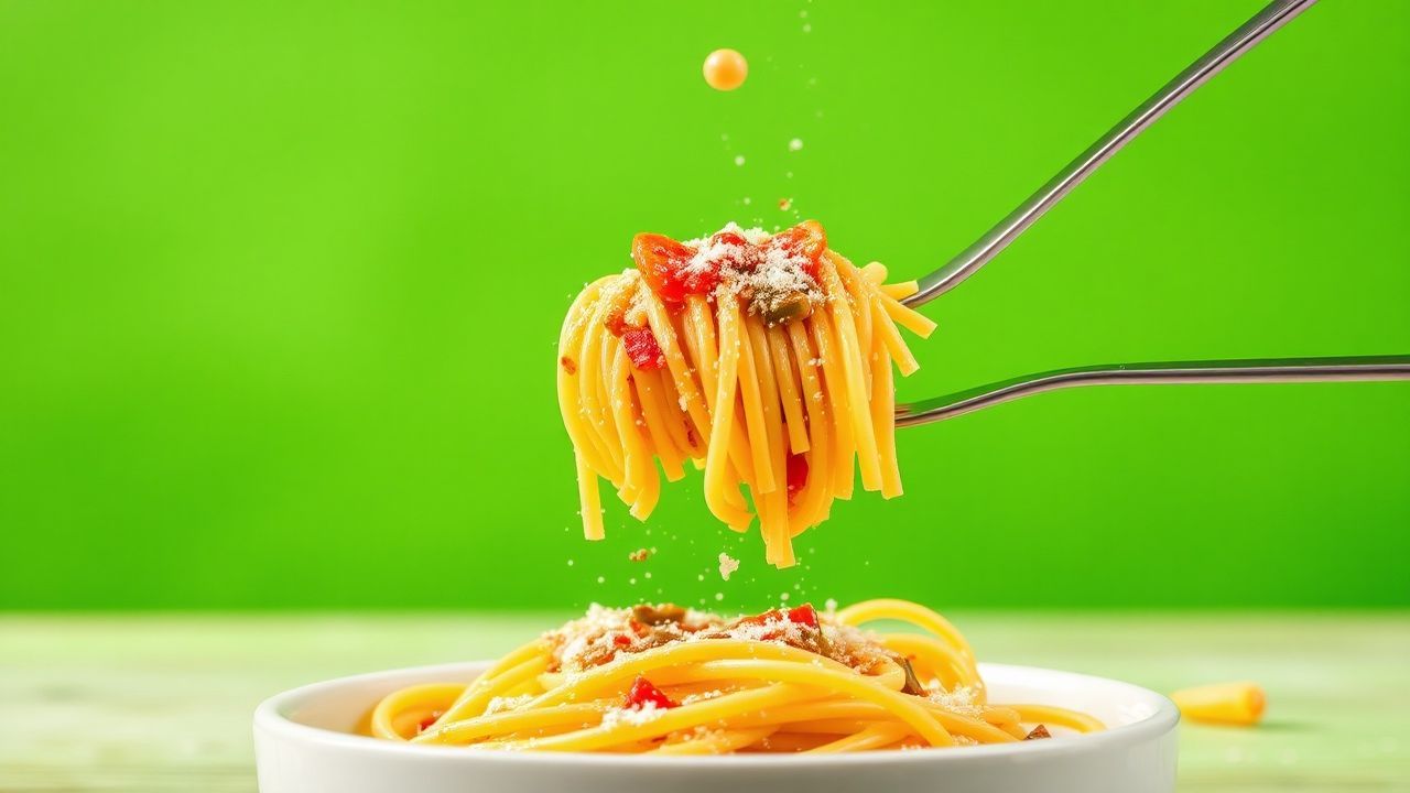 أطفال يستمتعون بباستا بصلصة طماطم لذيذة وسهلة التحضير