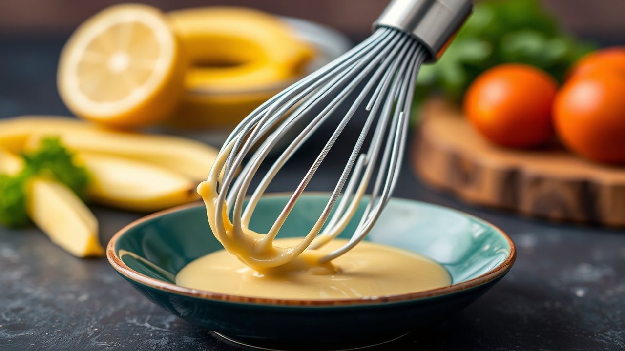 مضرب يدوي يخلط صلصة ناعمة كريمية بدون استخدام خلاط