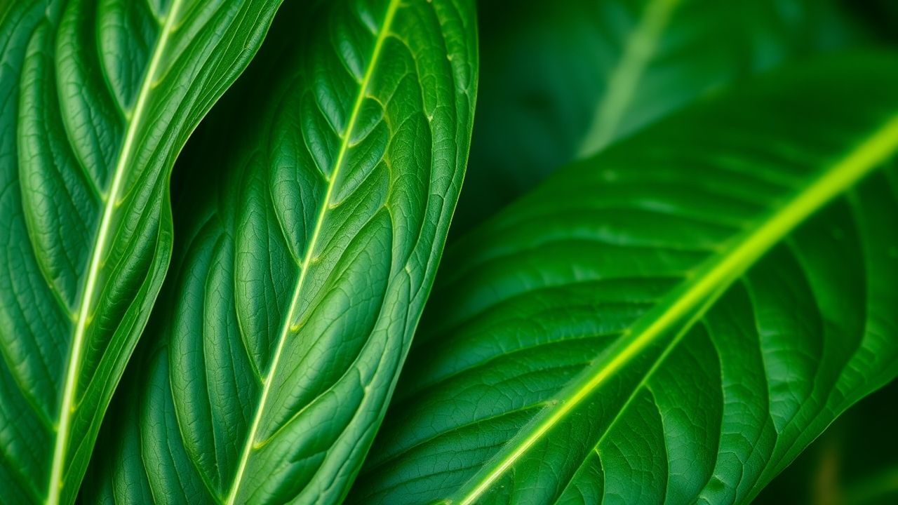 أوراق البلانتين الطازجة بجانب مرهم وزجاجة زيت للعلاج الطبيعي