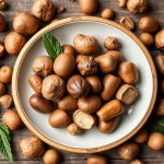 طبق نباتي شهي بلمسات من المكسرات البرية والمغذية