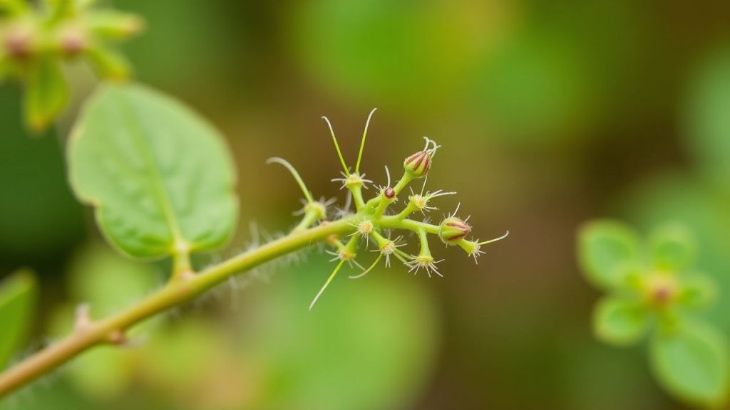 أغصان لزجة وخطافات صغيرة لنبات كلِيفِرز تنتشر على حافة الحديقة