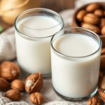 قنينة حليب جوز الهيكوري الكريمي إلى جانب مكسرات وتعليمات خطوة بخطوة