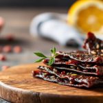 شرائح جيركي متبّلة بنكهات مدخنة وعشبية خالية من السكر